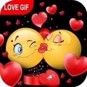 WASticker Love Rose Emoji GIF