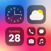 Color Widgets, Theme: iWidgets