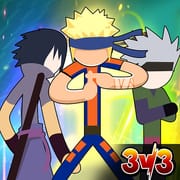 Stickman Ninja 3v3 Battle